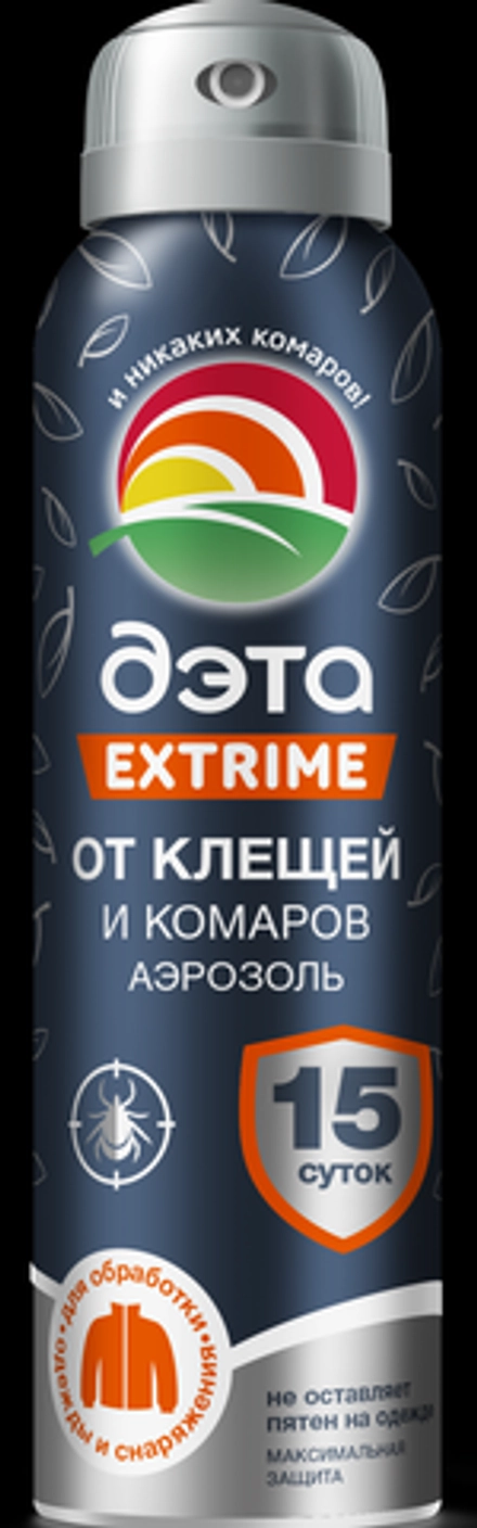 Аэрозоль от клещей и комаров ДЭТА EXTRIME 150мл
