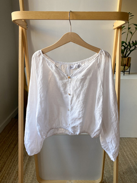 Льняная блузка Zara, 140