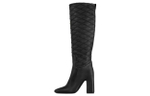LOUIS VUITTON Donna Knee high Boots 10cm Women"s Black