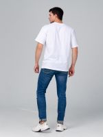 Классика М футболка оверсайз (белый) Lena Basco (Акция)