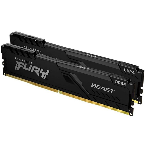Модуль памяти DIMM DDR4 16Gb, 2666Mhz, 2х8GB, Kingston FURY Beast (KF426C16BBK2/16)