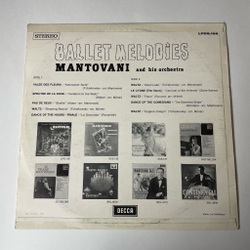 Винтажная виниловая пластинка LP Mantovani And His Orchestra Ballet Melodies (Germany 1969)