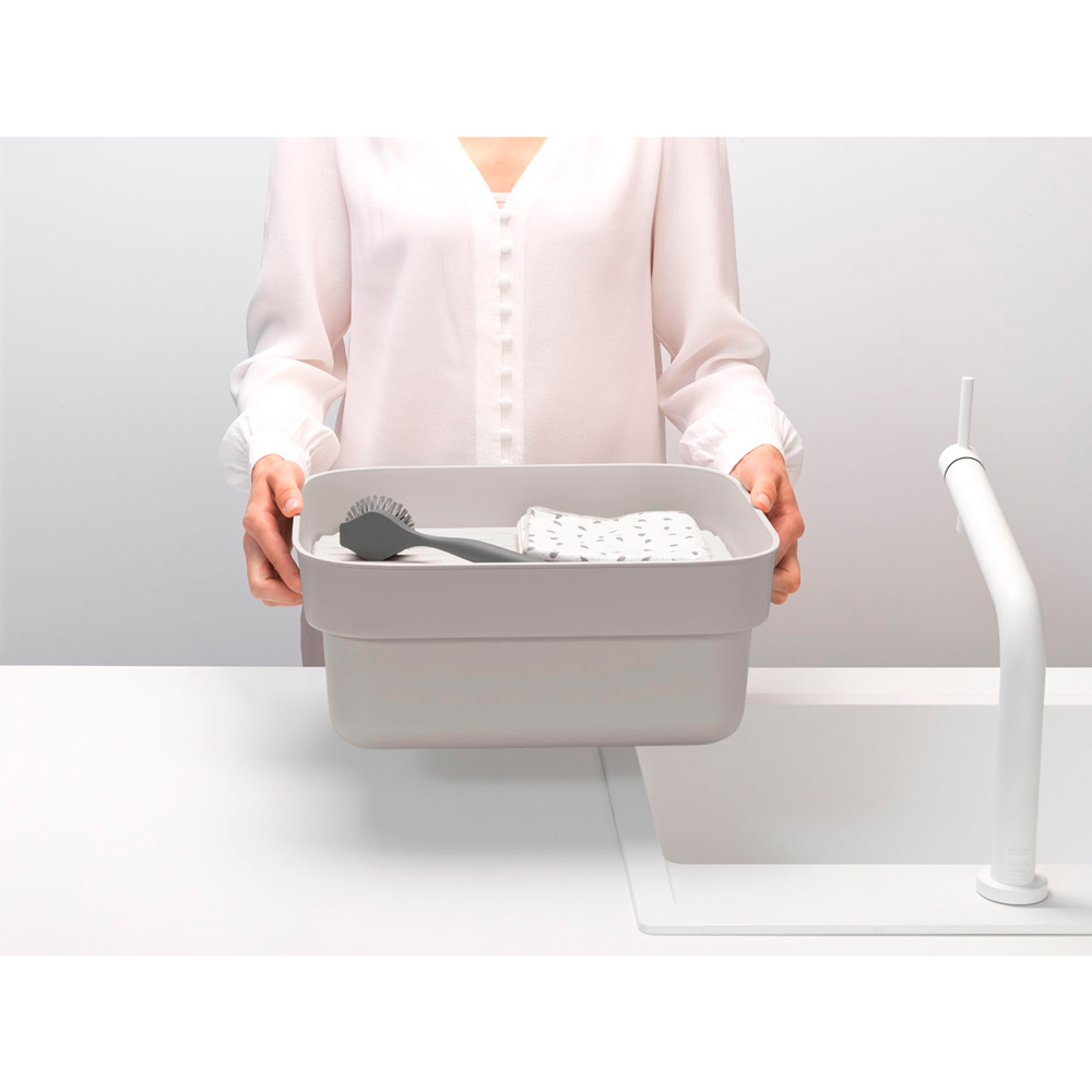 Органайзер 37.4х16.1х34.4см для раковины Brabantia Sink Side серый