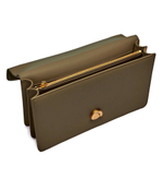 Кожаная сумка-мессенджер love one classic Pinko - оливковый(100053 A0F1)