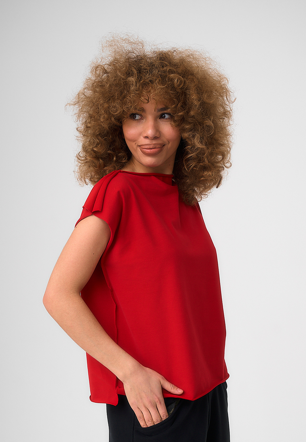 Футболка Квадрат Красный