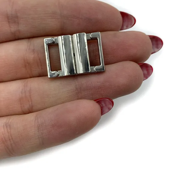 Застежка металл 10 мм серебро, Arta-F