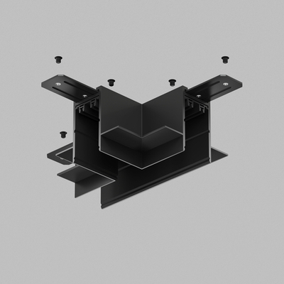 TR2113-BK Коннектор трека SMART для ГКЛ , \&amp;quot;Т\&amp;quot; образный, механический , черный.