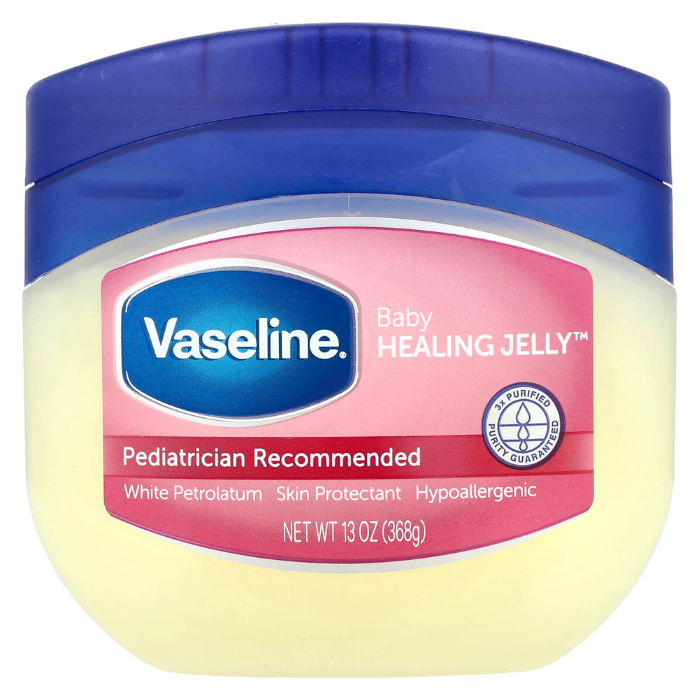 Vaseline, Мазь для защиты детской кожи Baby Healing Jelly, 368 г