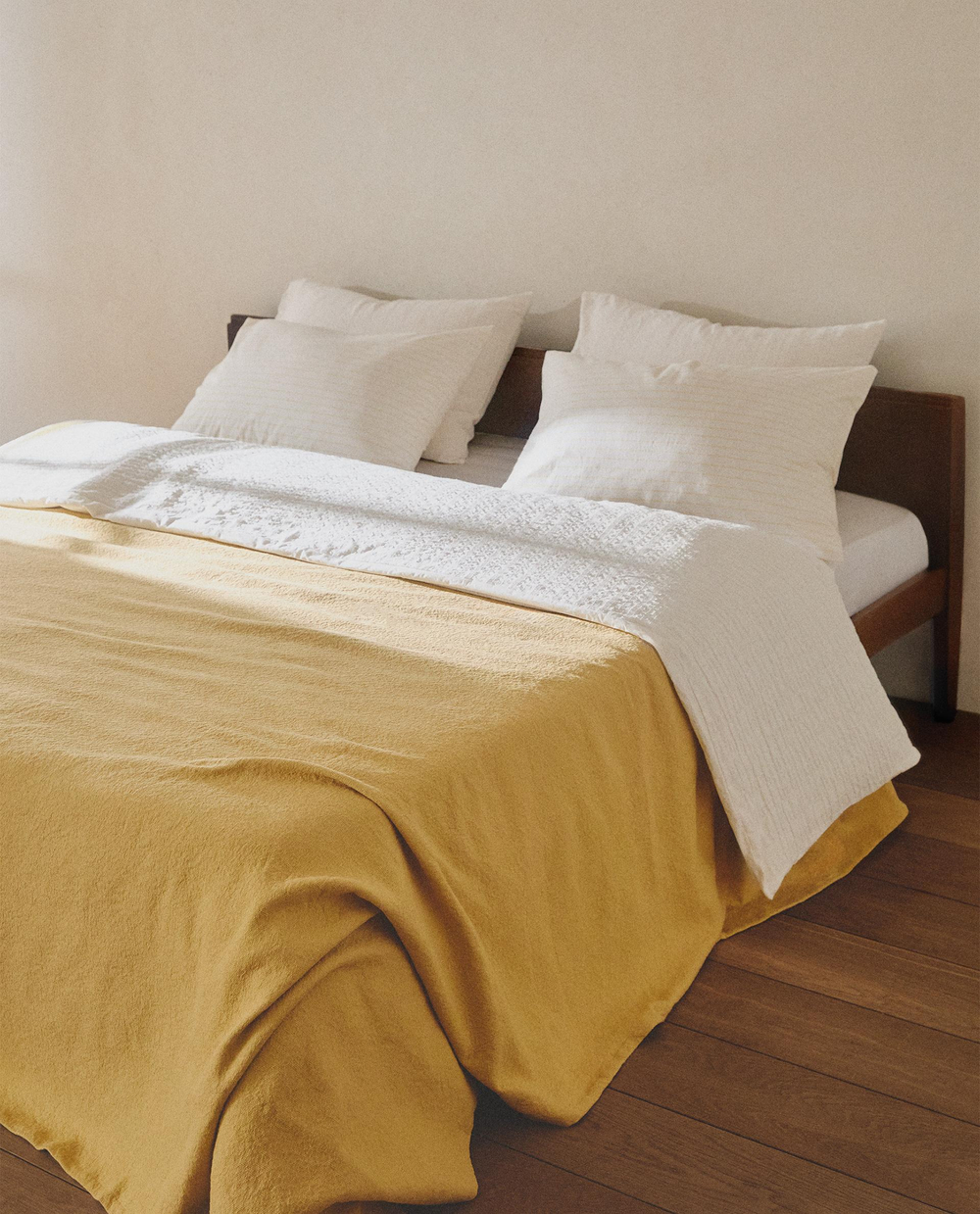 Zara Home покрывало из хлопка, бежевый · 5168/006