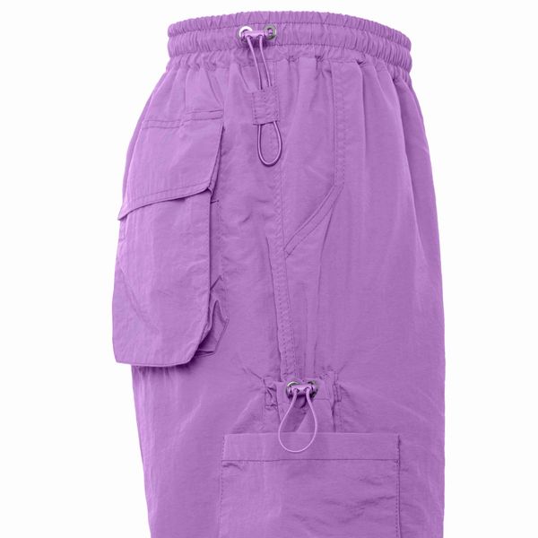 Брюки Multi pocket сиреневые - фото 6