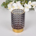 Подсвечник «Мерцание» 8,5*12,5 см, Графит