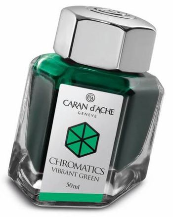 Флакон с чернилами Carandache Chromatics Vibrant Green 50мл (8011.210)