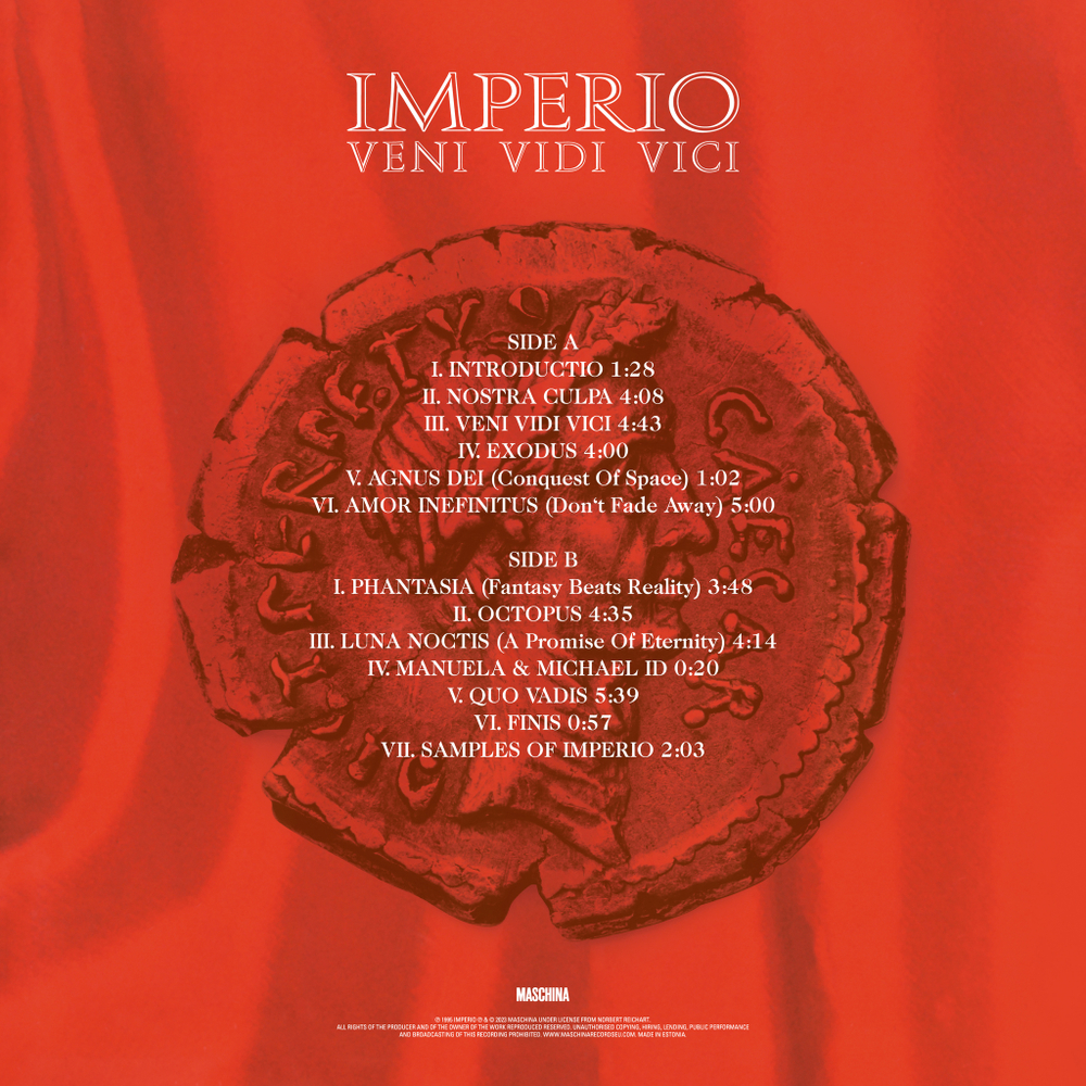 LP: Imperio — «Veni Vidi Vici» (1995/2023) [Black Vinyl]