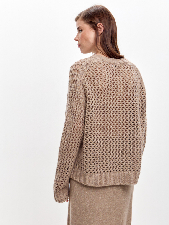 Кашемировый свитер с люрексом