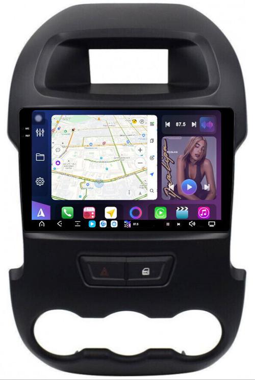 Магнитола для Ford Ranger 3 2011-2015 (рамка тип 2) - FarCar S500-TS20 монитор 9.5" 2K QLED на Android 14, Быстрейшая, CarPlay, 4G SIM-слот