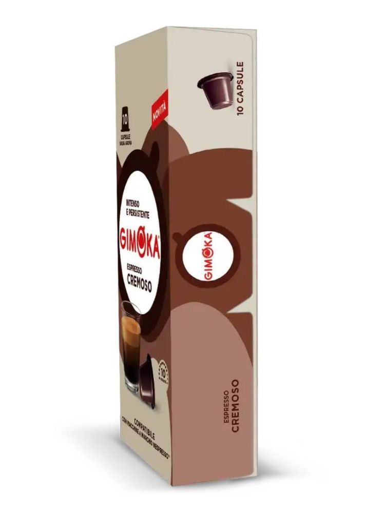 Кофе в капсулах Gimoka Cremoso, 10 упаковок по 10 шт