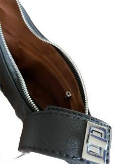 Сумка-кобура женская QOZA из экокожи, черная