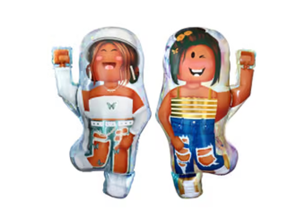 К Фигура игра человечки Roblox девочка коричневая