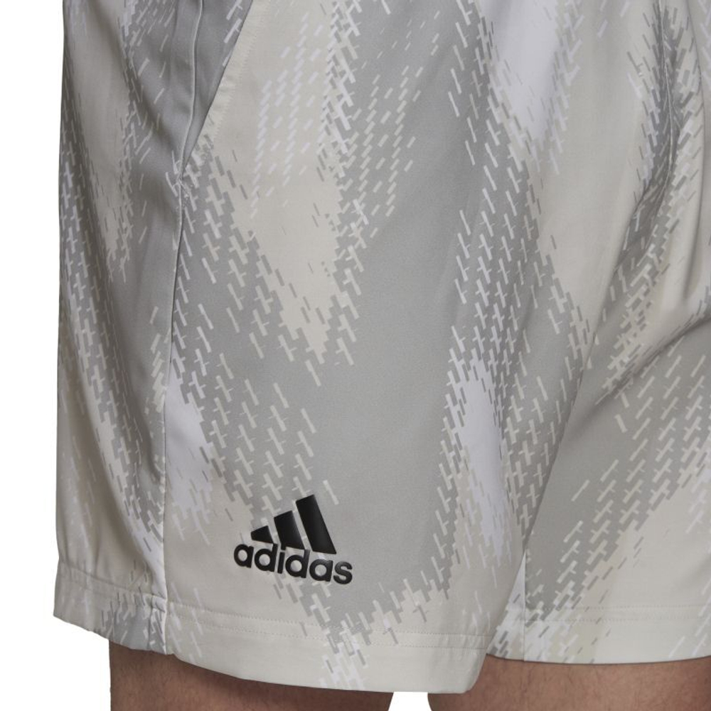 Мужские теннисные шорты Adidas Primeblue 7inch Pinted Shorts - white/grey one