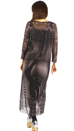 Платье-туника из сетки «Воплощение» по мотивам работ французского фотографа Дани Оливье