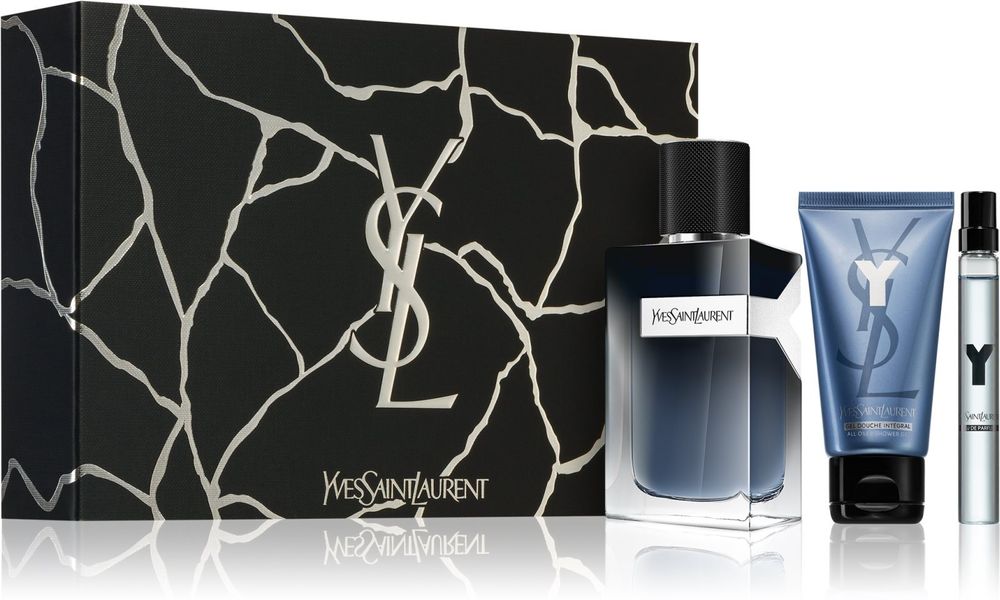Yves Saint Laurent eau de parfum 100 мл + Eau de parfum 10 мл + парфюмированный гель для душа 50 мл Y