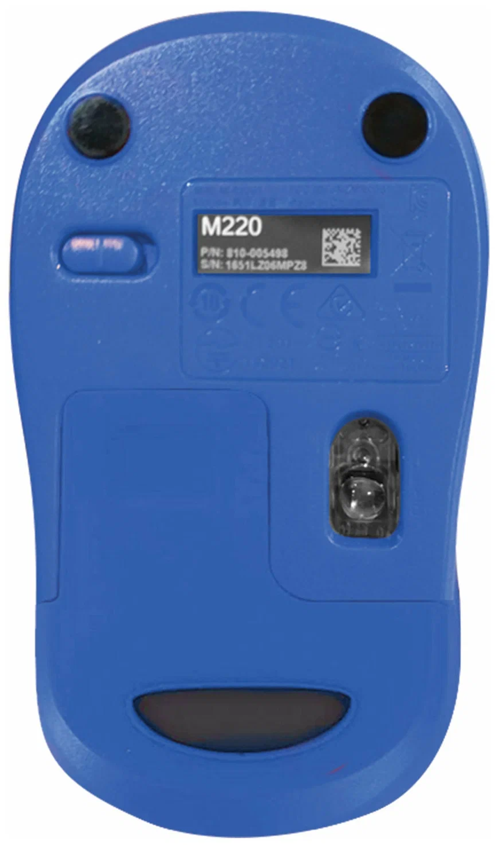 Беспроводная мышь Logitech M220 Silent, синий