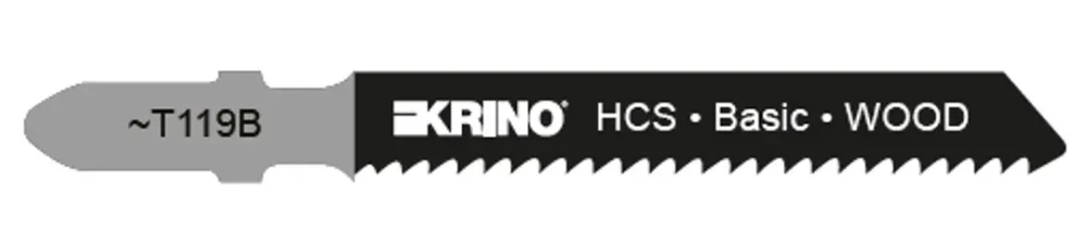 Полотно по дереву для лобзика T119B HCS 76х2 набор 3шт. Krino 23600100