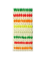 Мормышка фосфорная №04, крючок №12 (100 шт на плойке)