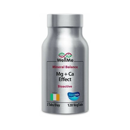 WellMe Биологически активная добавка к пище Mg+Ca Effect, (120 таблеток, 700 мг)