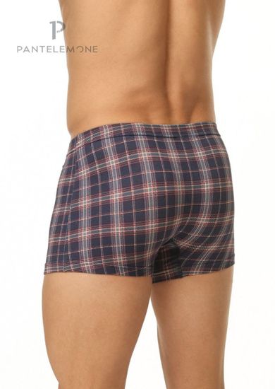 Трусы мужские боксеры Pantelemone PMH-1365, клетка деним
