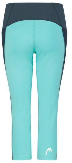 Leginsy Head Power 3/4 Tights - Бирюзовый