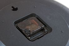 Часы настенные "12 шаров" D32 см (черные), пластик