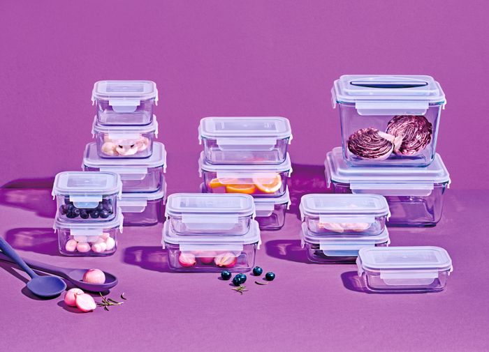 Набор контейнеров Glasslock MCSBSET-260 Purple (2600ml,1200ml,490ml; -20/+120℃; квадратный)