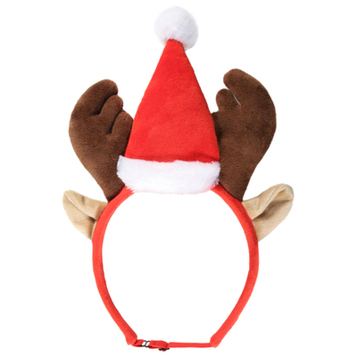 Новогодний ободок для животных "Колпак с рожками", 180*270мм, серия NEW YEAR, Triol