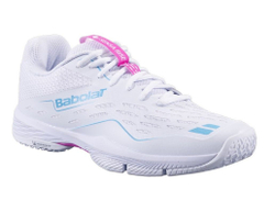 Женские кросовки для Padel Babolat Sensa Rise - white/rhodamine red