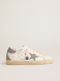 Super Star with silver Swarovski crystal star and heel tab