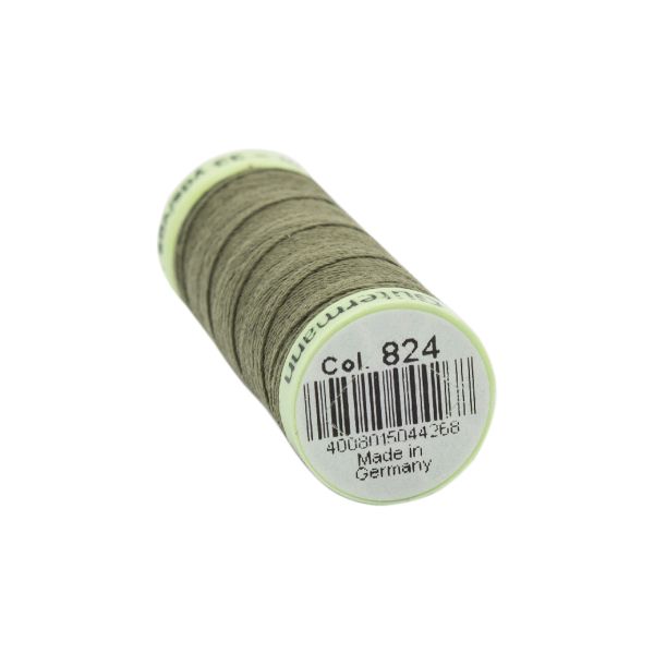Нитки отделочные Gutermann Top Stitch 30 (30 метров), 5 кат. | 824 зеленый камуфляж