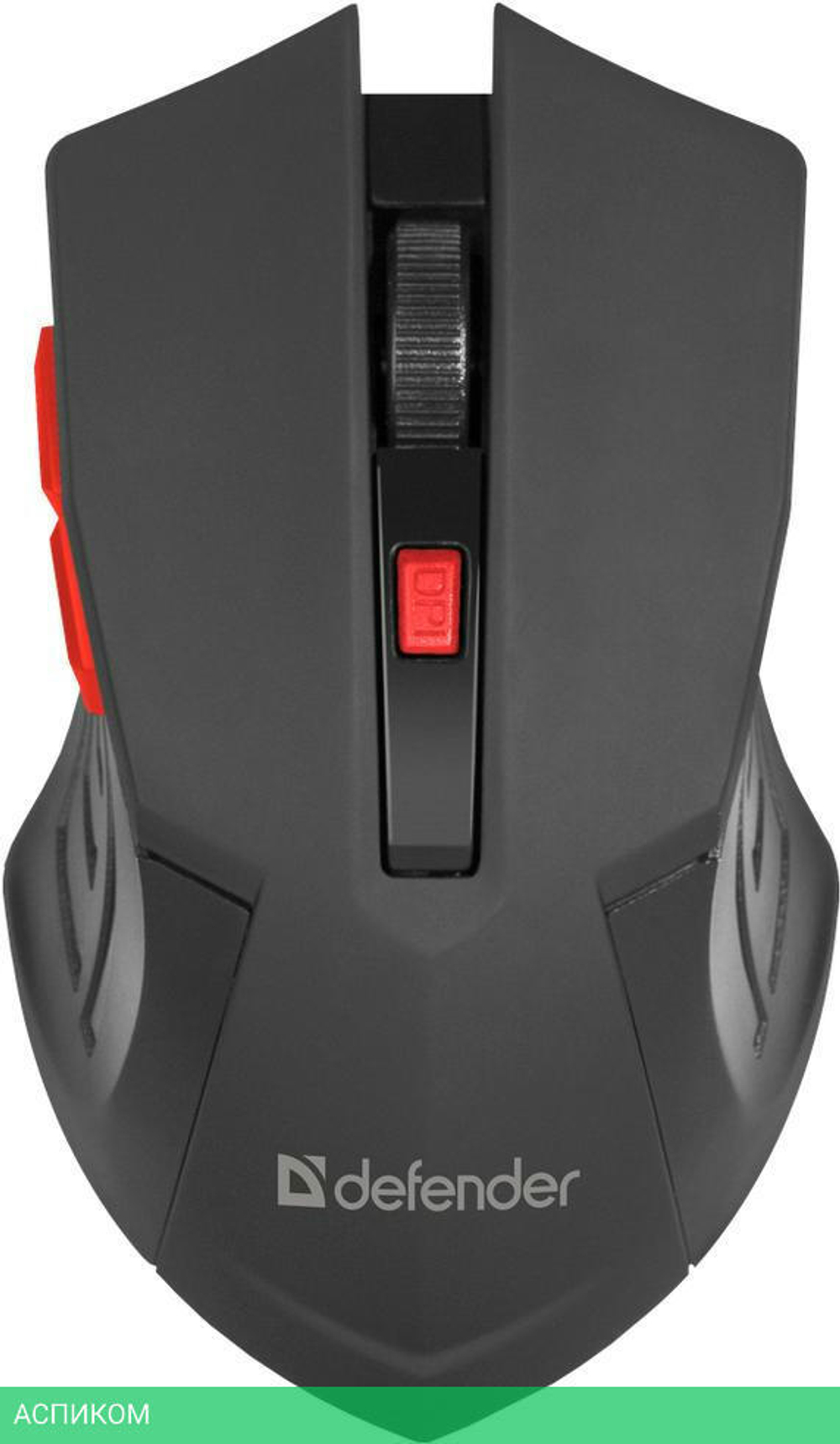 Мышь Defender Accura MM-275 черный/красный (52276)
