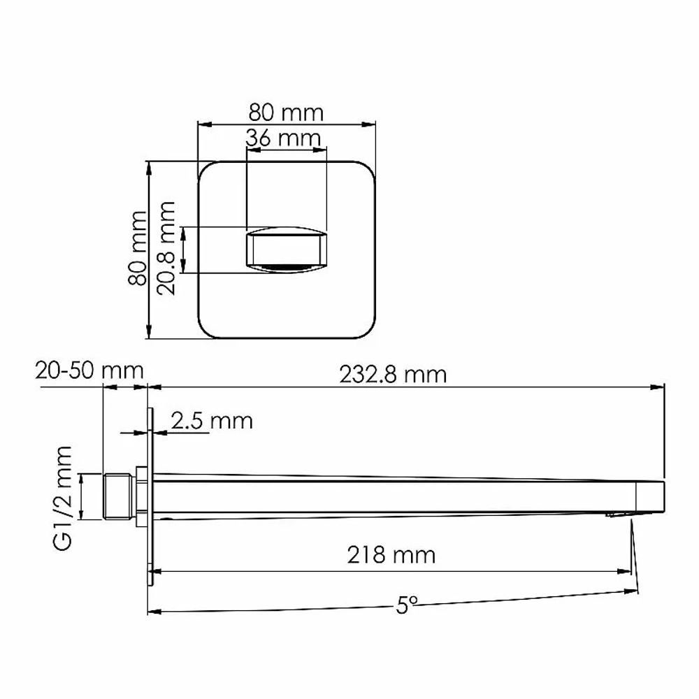 Смеситель для ванны WasserKRAFT Neckar SET2854 золото