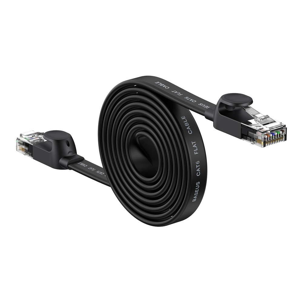LAN кабель Baseus High Speed Six Types of RJ45 Gigabit Network Cable (Flat) 2m