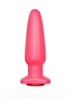 Анальный плаг LOVETOY, гладкий розовый, конусообразный