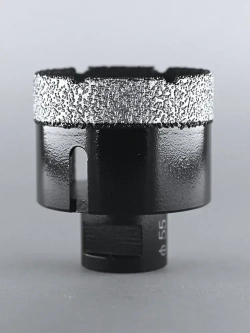 Коронка алмазная по керамограниту для УШМ (болгарка) 55 мм