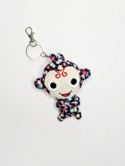 Мягкий брелок "Инопланетянин", цвет зеленый