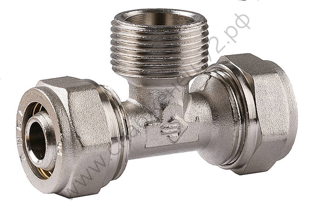 ЗУБР цанга-штуцер 1/2″х16х2.0 мм, Тройник (51404-16-1/2)