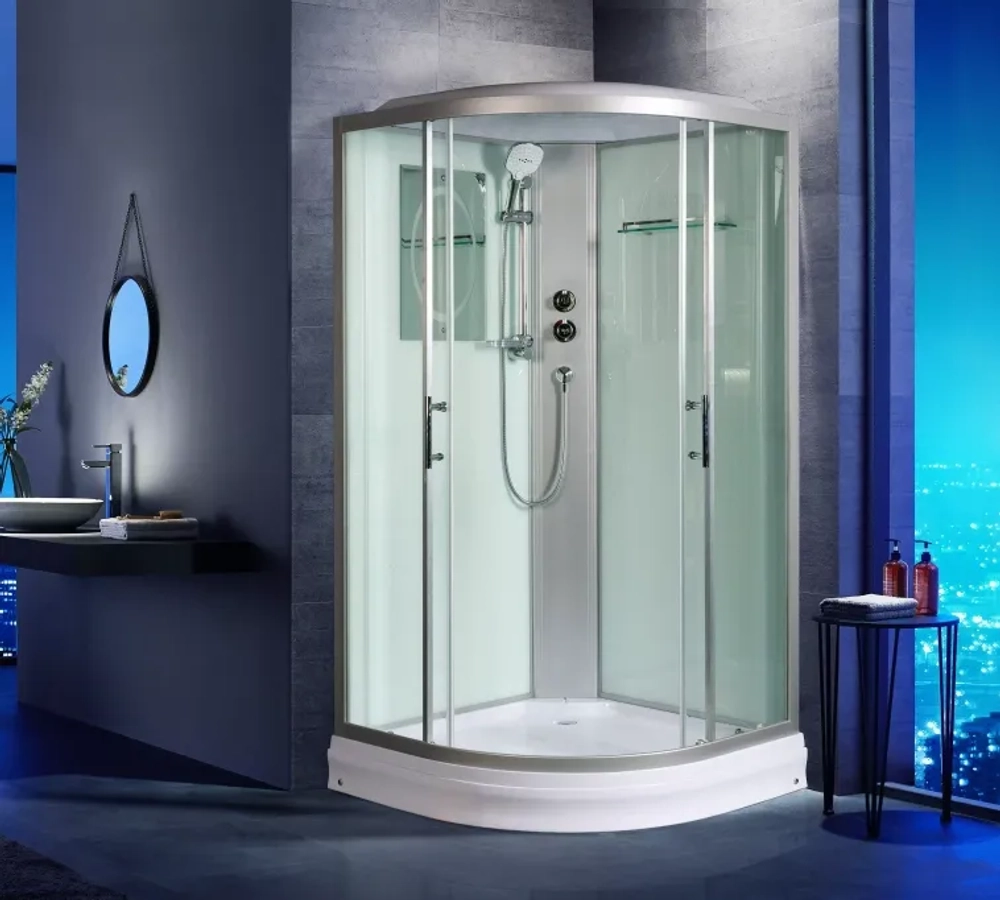 Душевая кабина WeltWasser (ВельтВассер) Werra 1002, с низким поддоном, 100x100x217