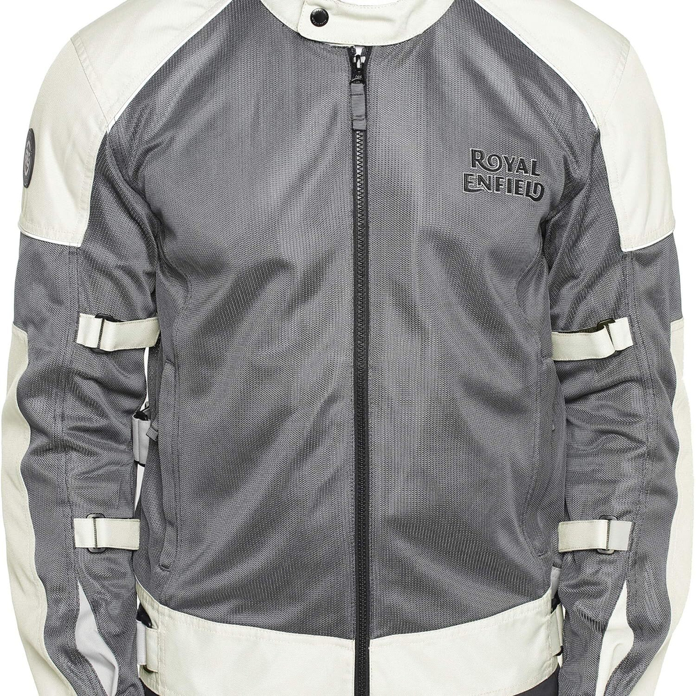 Куртка мужская текстильная Royal Enfield, цвет - серый, размер - L, арт. RRGJKM000021 (JKSS20R01GREY)