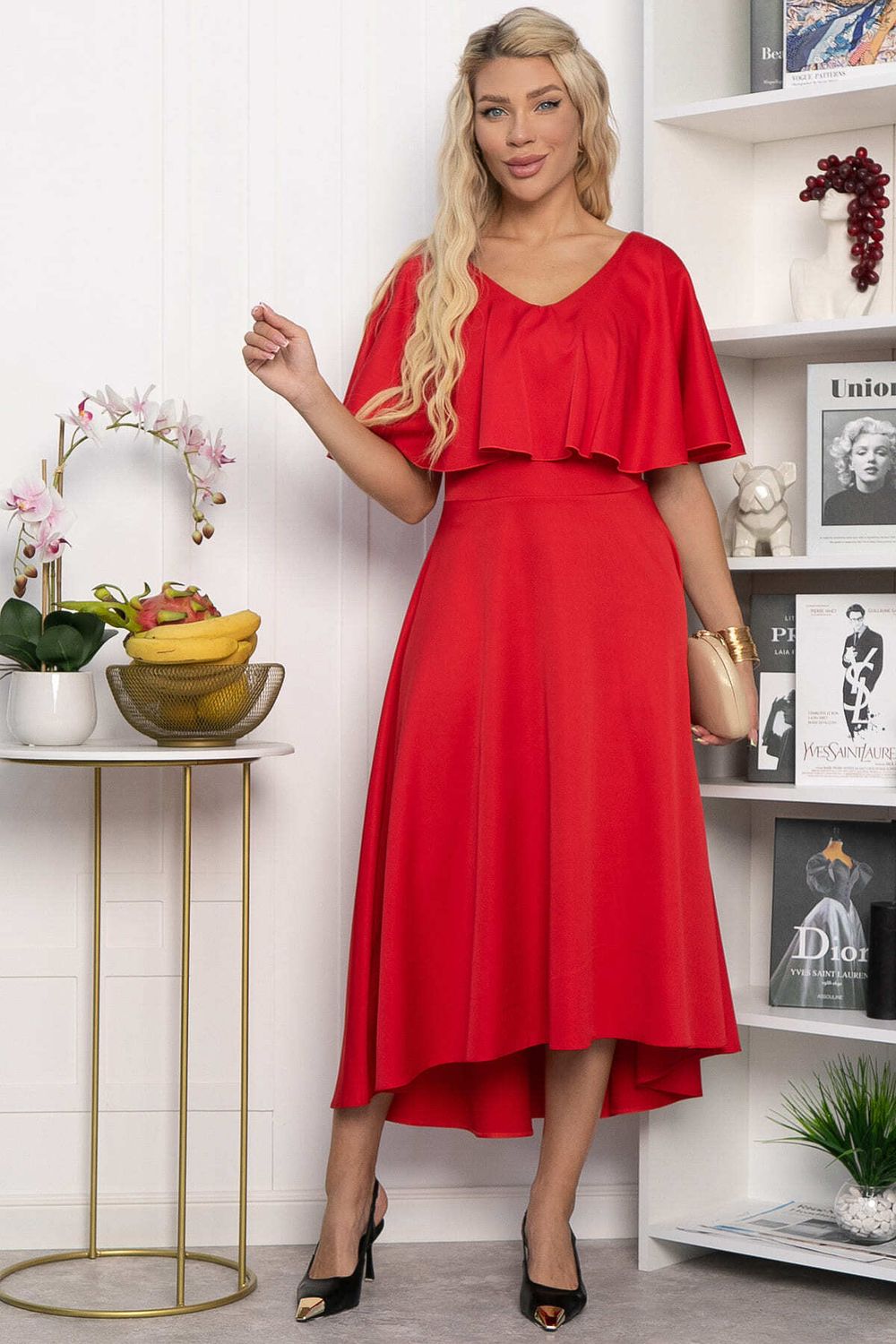 Платье Корнелия (красное) П13840-5М LT Collection