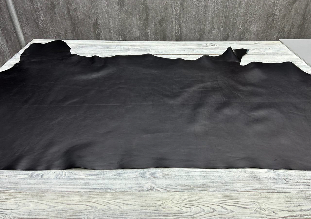 Odessa Lux Nero (1,1-1,3 мм), цв. Черный, натуральная кожа