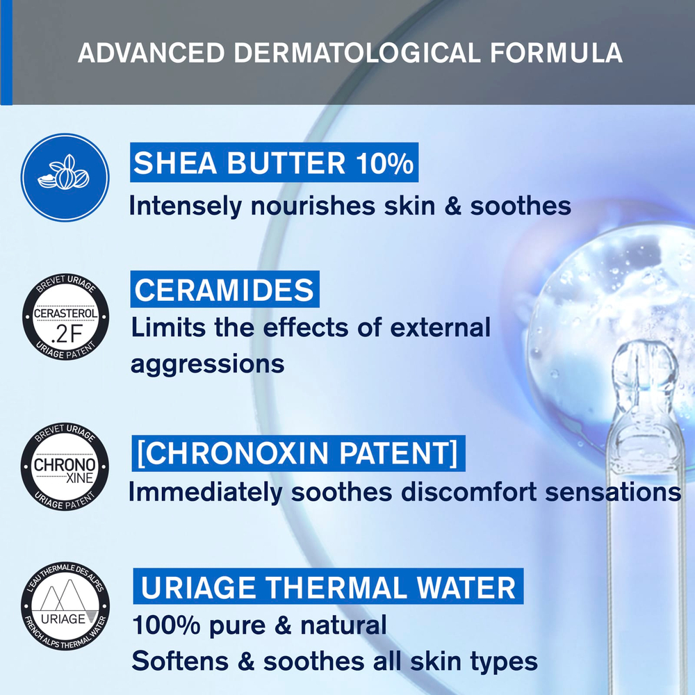 Uriage, Xemose, Крем для лица, без отдушек, 1,35 жидкой унции (40 мл)