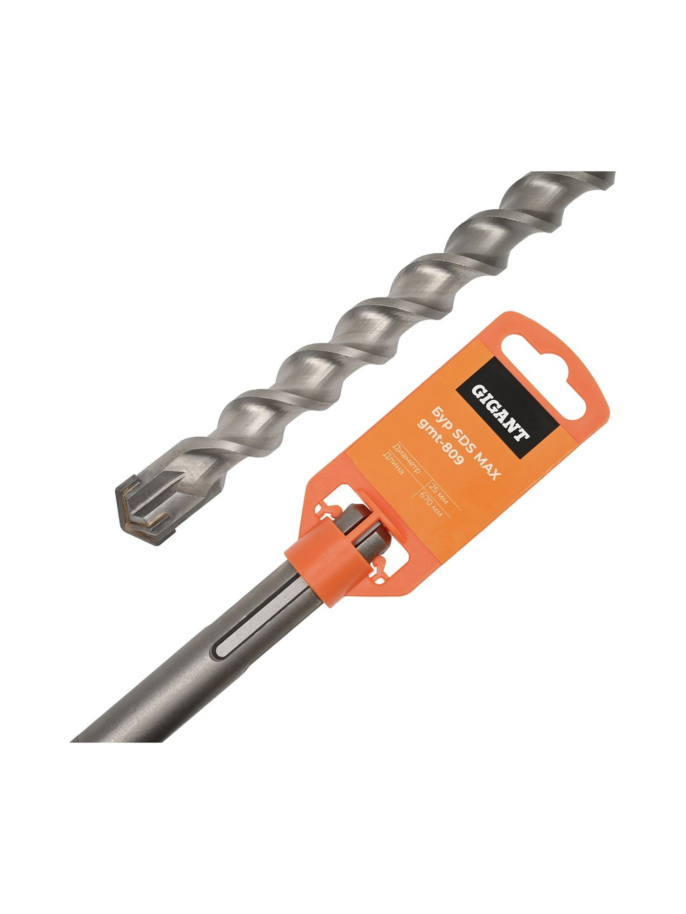 Бур SDS MAX 25x670 мм Gigant gmt-809